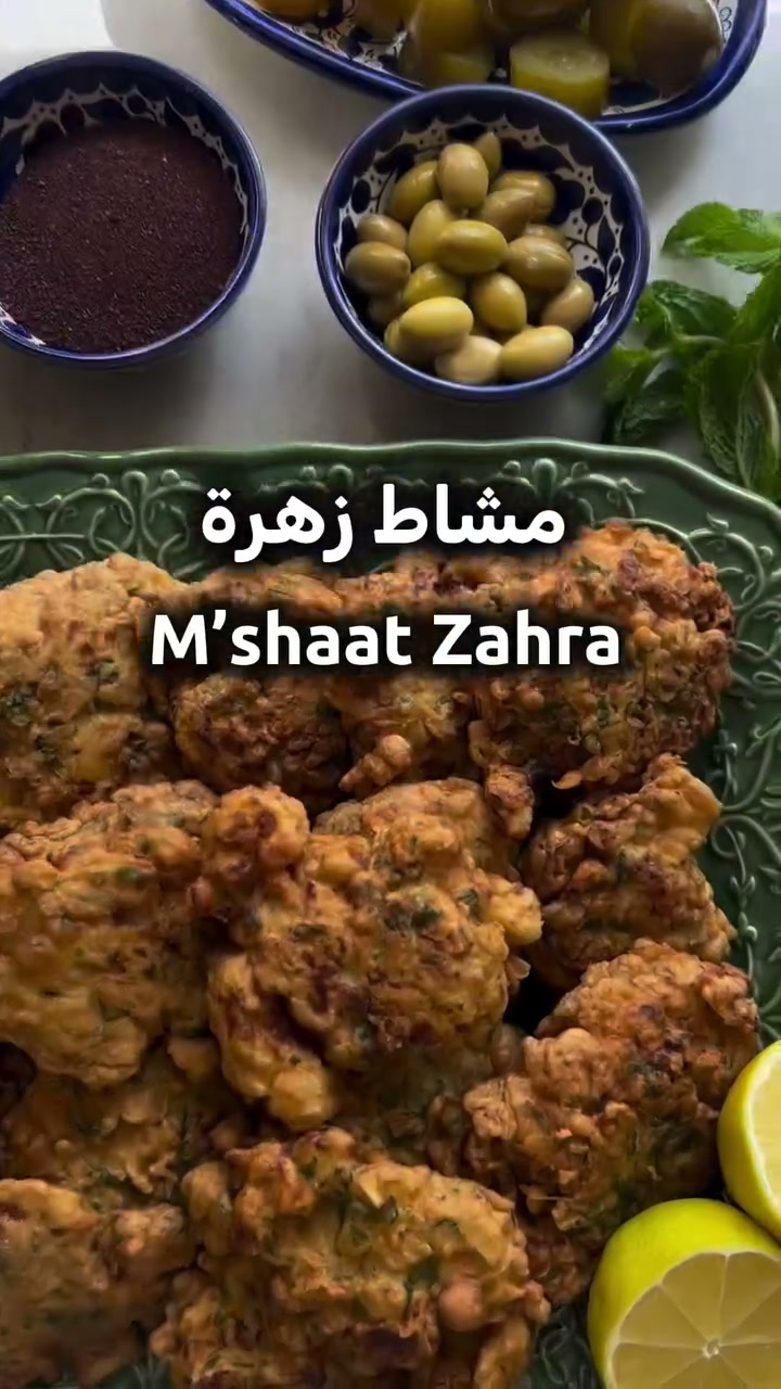 Palestinian M’shaat Zahra ~ Cauliflower Fritters