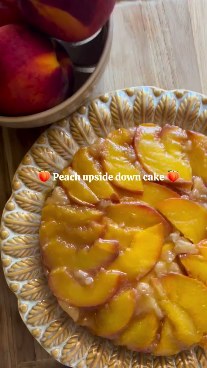 Peach Upside Down Cake