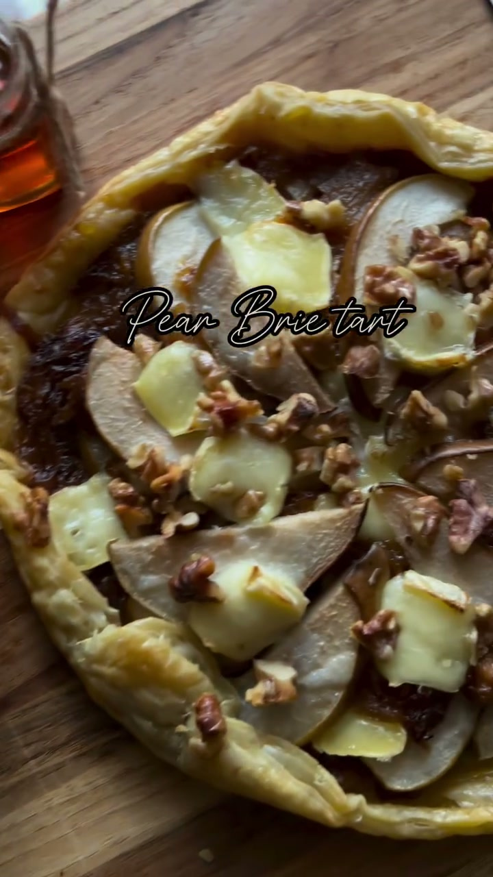 Pear Brie Tart