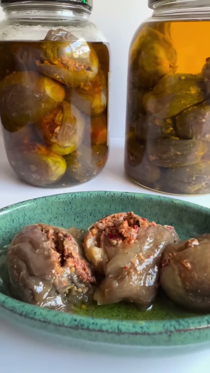 Pickled Baby Eggplant