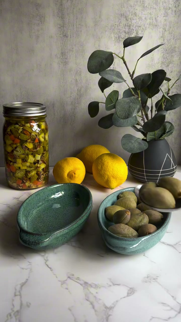 Pickled Green Almonds