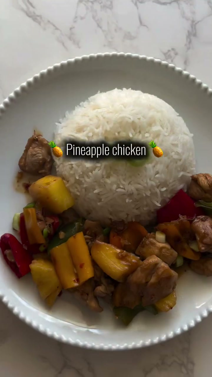 Pineapple Chicken Stir Fry