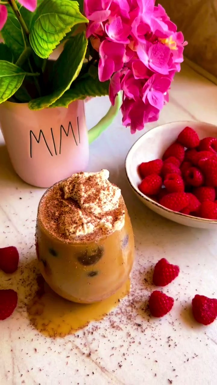 Raspberry Iced Coffee