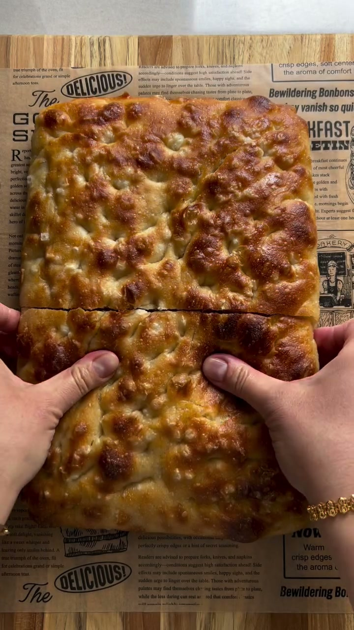 Same Day Sourdough Focaccia