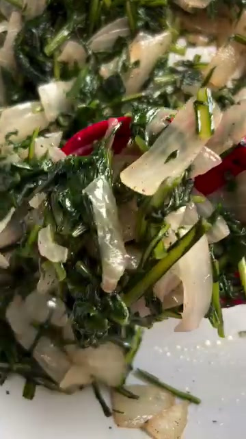 Sautéed Dandelion/ Hendbeh/ هندبة