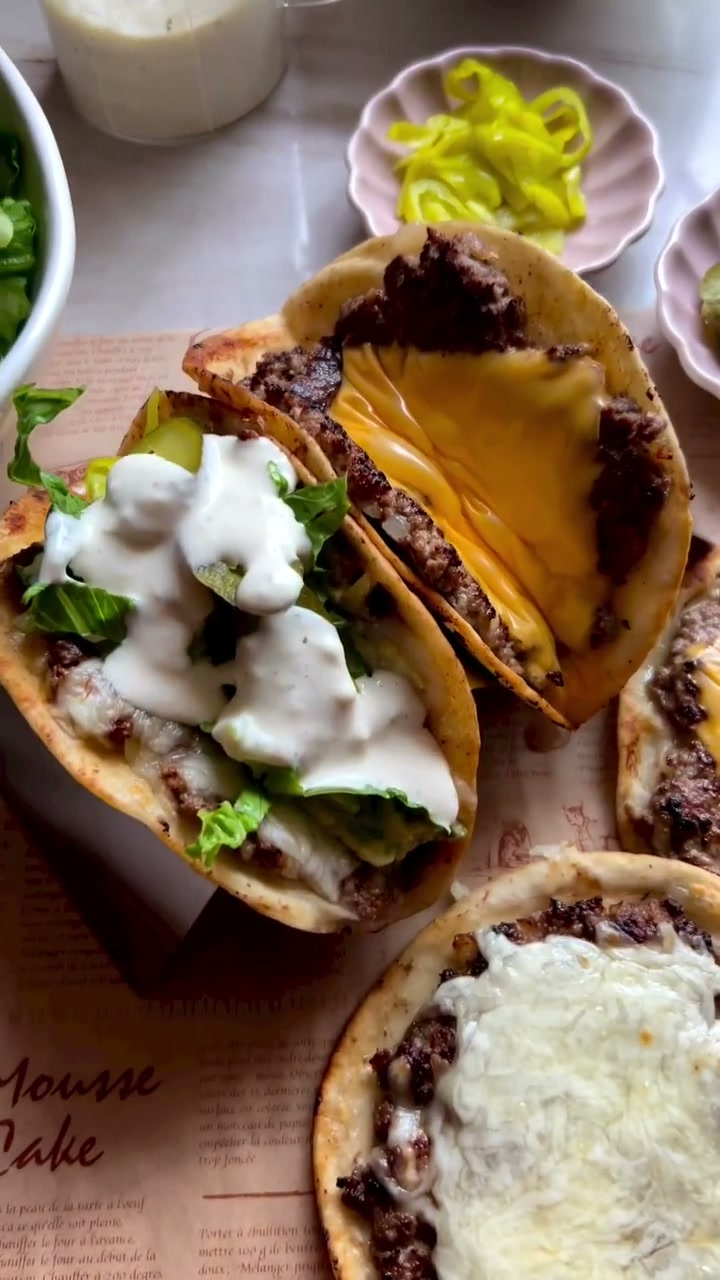 Smash Burger Tacos
