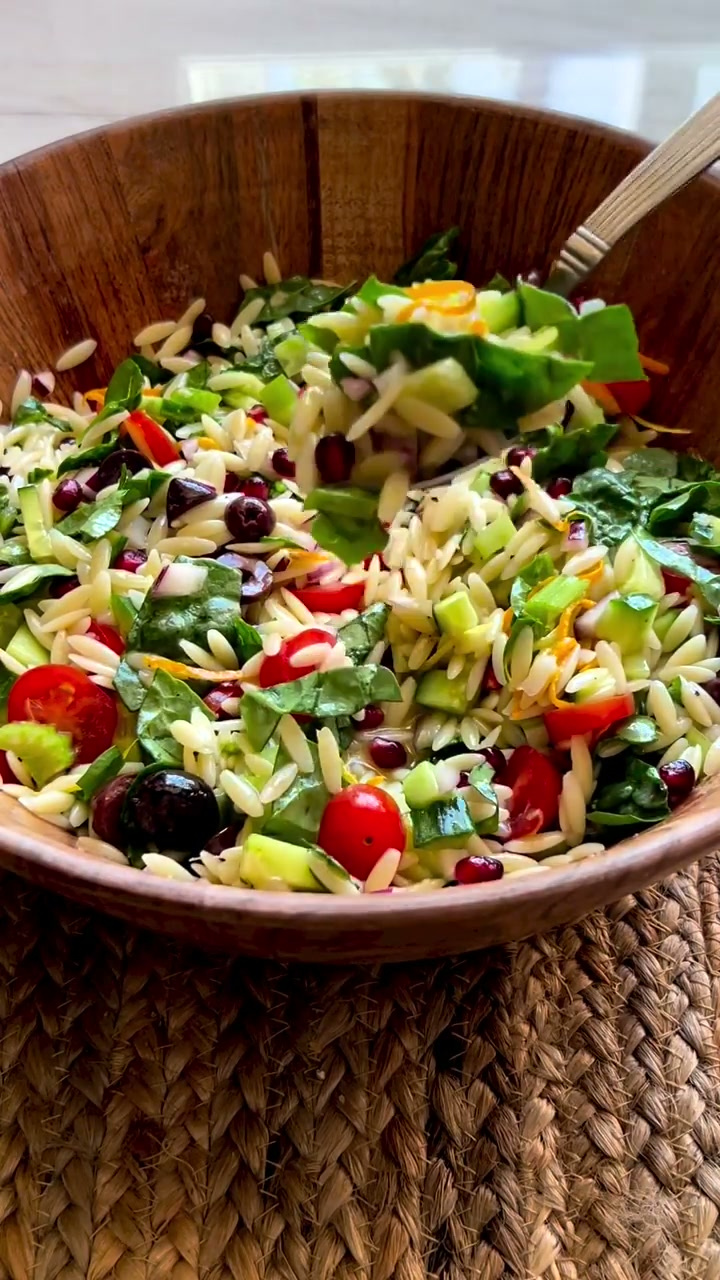 Summer Citrus Orzo Salad