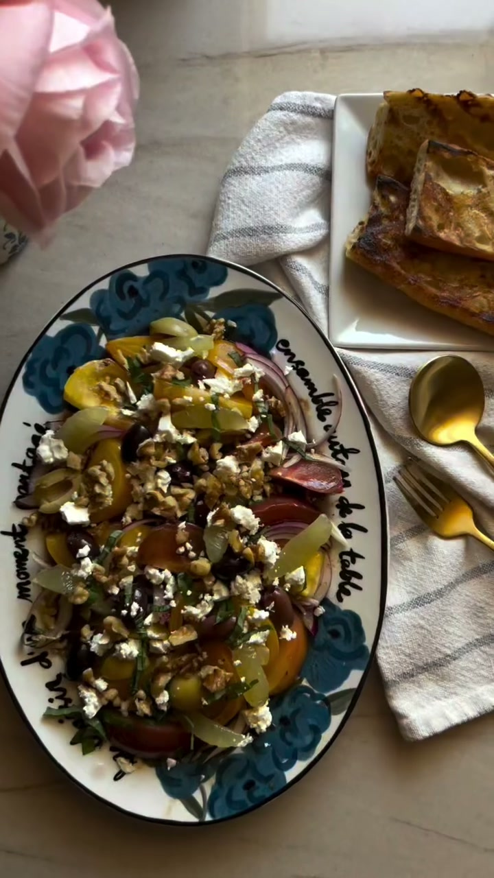 Summer Heirloom Tomato Salad