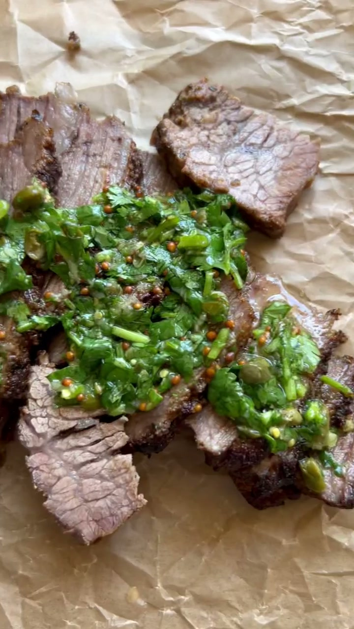 Tri-Tip Roast with Chimichurri Sauce